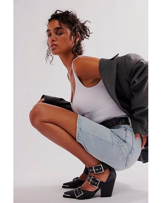Jeffrey Campbell Blue Hendrix Heels