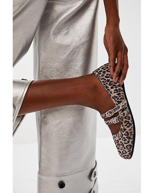 Free People Green Gemini Ballet Flats