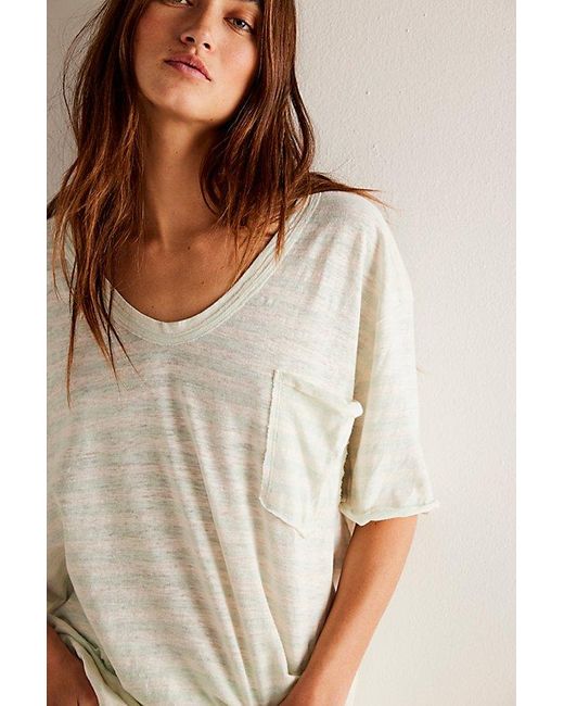 Free People Natural We The Free All I Need Stripe Tee