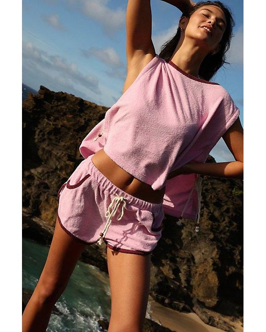 free-est Pink Josie Short Set By