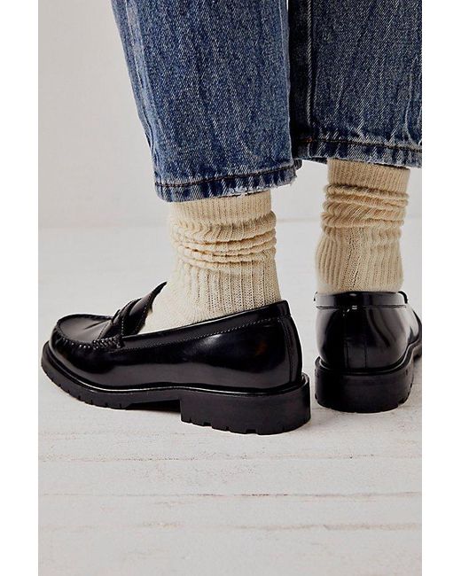 Free People Black Liv Loafers