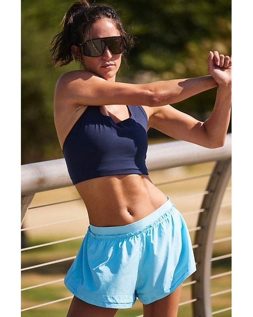 Fp Movement Blue Strong Start Run Shorts