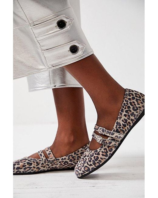 Free People Green Gemini Ballet Flats