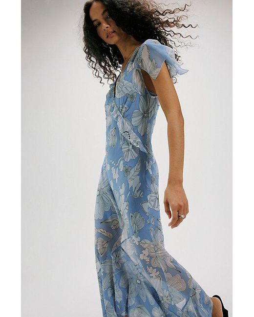 Free People Blue Moonlight Maxi Dress