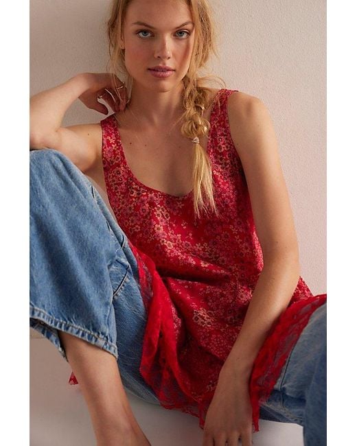 Intimately By Free People Red Young And