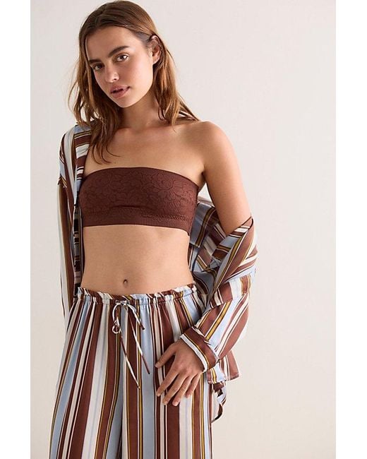 Intimately By Free People Brown Smooth Talking Bandeau By