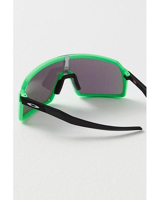 Oakley Blue Sutro Sunglasses At Free People In 80s Green/prism Jade Jade