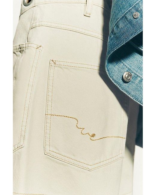 Free People Natural Moxie Barrel Shorts