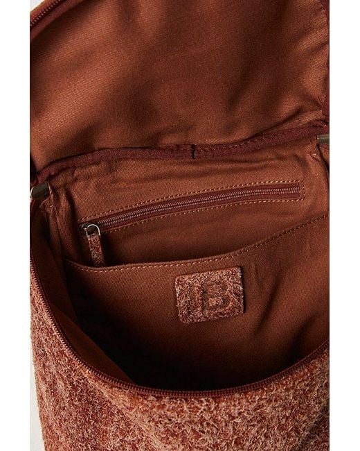 INTENTIONALLY ______ Brown Oregon Brushed Suede Backpack