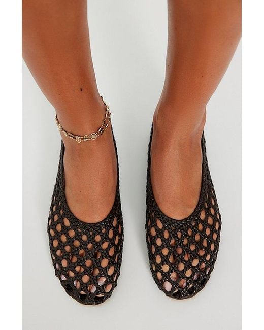 Sam Edelman Brown Shira Woven Flats By