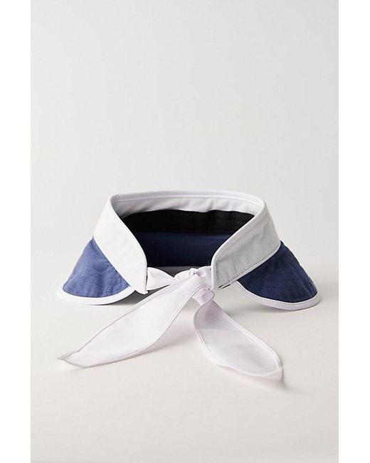 Free People Blue Fore All June Visor