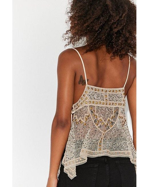 Free People Black Highway Tank Top