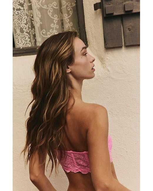 Intimately By Free People Red Last Dance Lace Bandeau By