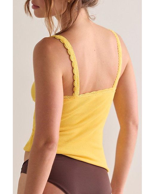 Intimately By Free People Orange Tea Party Cami By