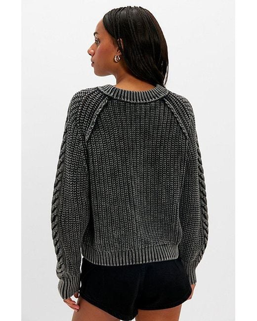 Free People Black Francis Pullover