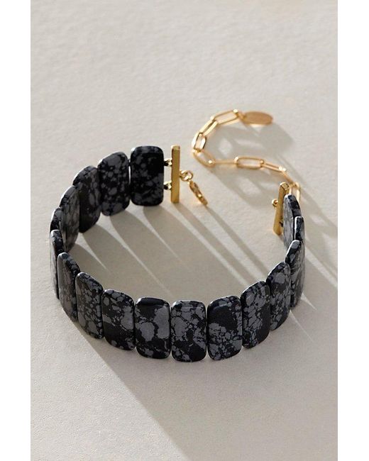 Free People Natural Dunes Recon Stone Anklet