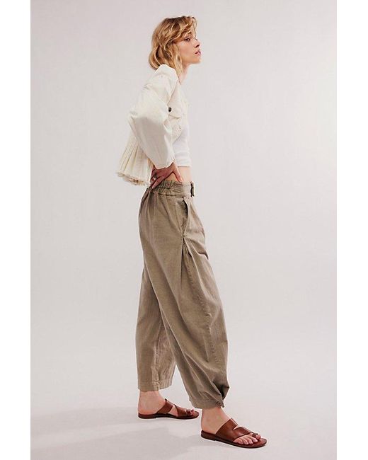 Free People Multicolor Cool Harbor Wide-leg Pants At In Serpent, Size: Xs