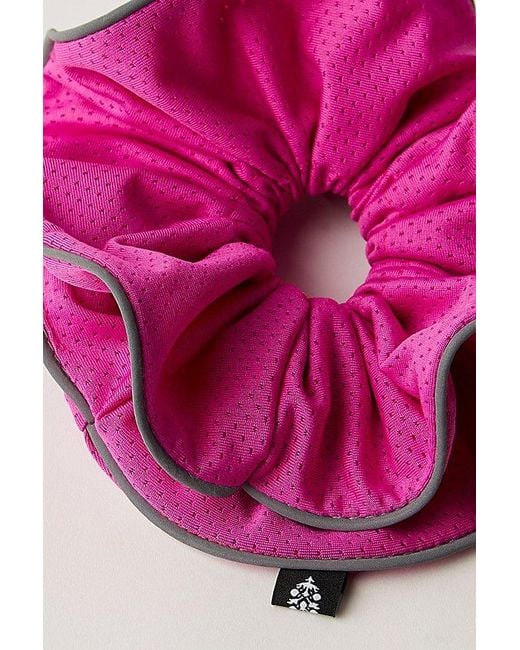 Fp Movement Pink Spotlight Super Reflective Scrunchie