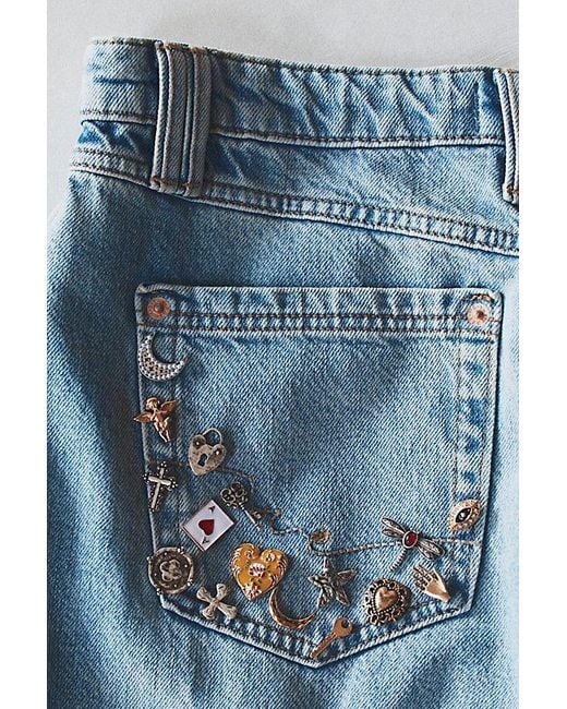 Free People Black Just My Style Pin Set