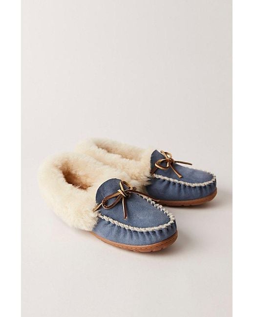 L.L. Bean Blue L. L.Bean Wicked Good Moccasins