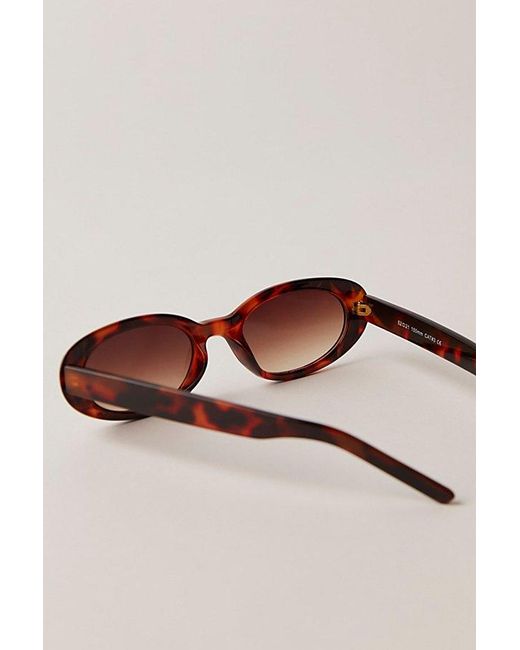 Free People Multicolor Stella Round Sunglasses
