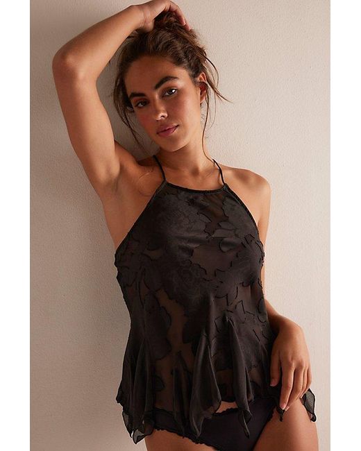 Free People Black Good Trouble Tunic