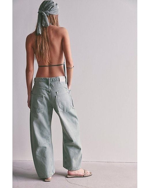 Free People Multicolor Minimalist Moxie Barrel Jeans