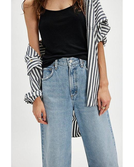 Agolde Blue Low Curve Jeans
