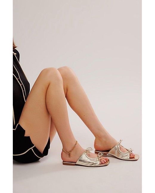 Seychelles Natural Double Knot Slip On Sandals