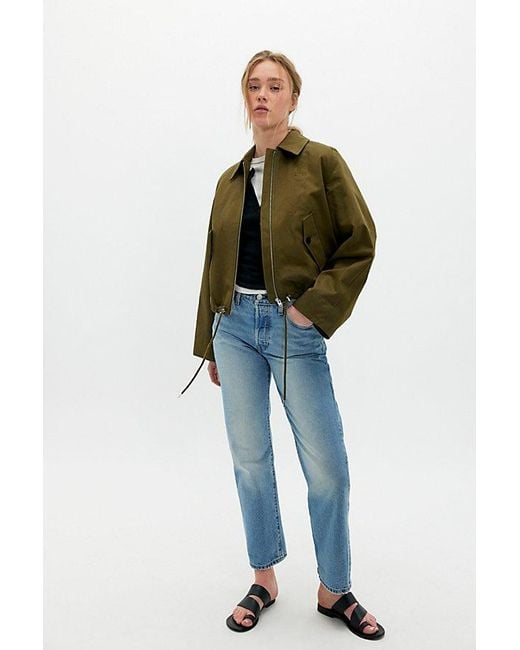 Closed Green Sportive Blouson Jacket