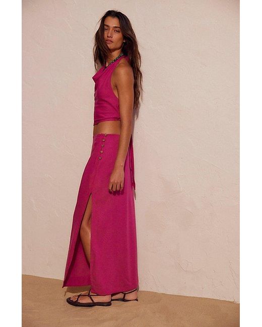 Free People Red Iconic Allure Set By