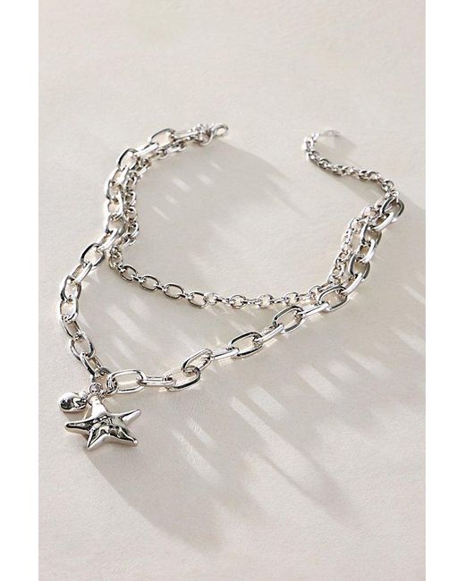 Free People Black Tilda Chain Necklace
