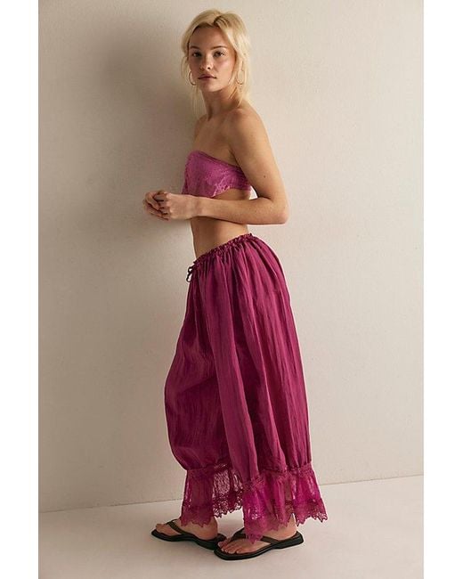 Intimately By Free People Pink Lace Scarf Bandeau By