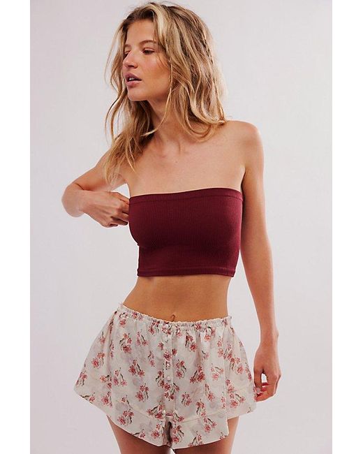 Intimately By Free People Red Adrienne Bandeau