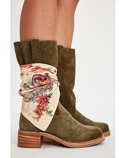 Frye Blue Campus 12R Boots