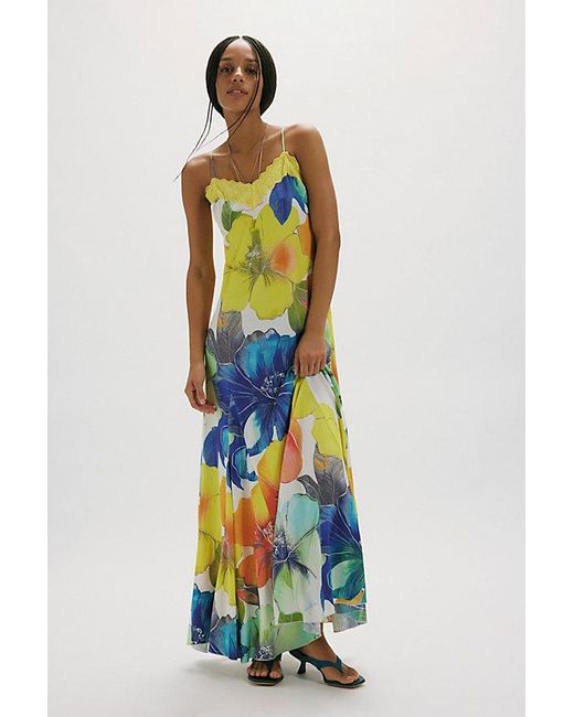 Free People Metallic Bloomspell Maxi Dress