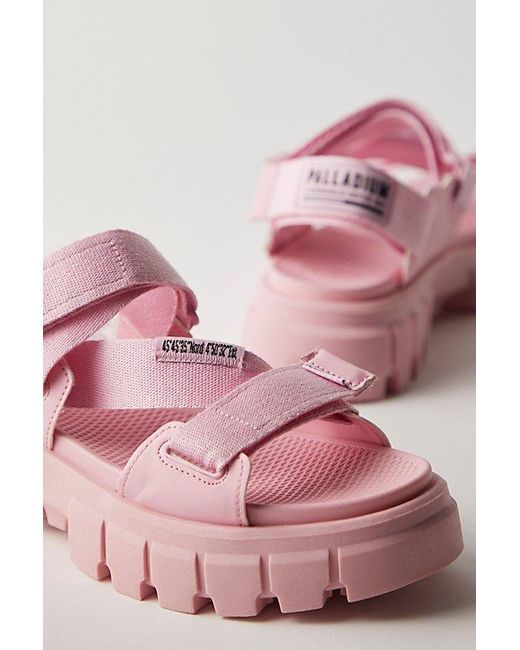 Palladium Pink Revolt Mono Sandals