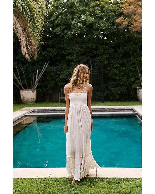 Free People Green Extratropical Maxi Dress