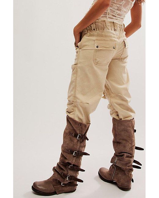 A.s.98 Natural Tatum Over The Knee Boot