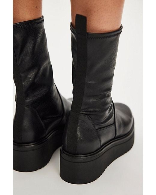 Vagabond White Vagabond Tara Platform Boots Shoe By