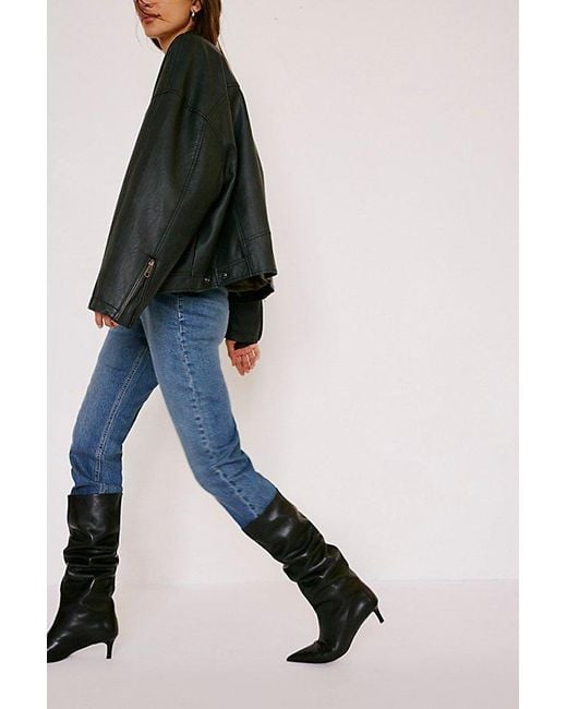 Free People Brown Kiki Kitten Heel Boots