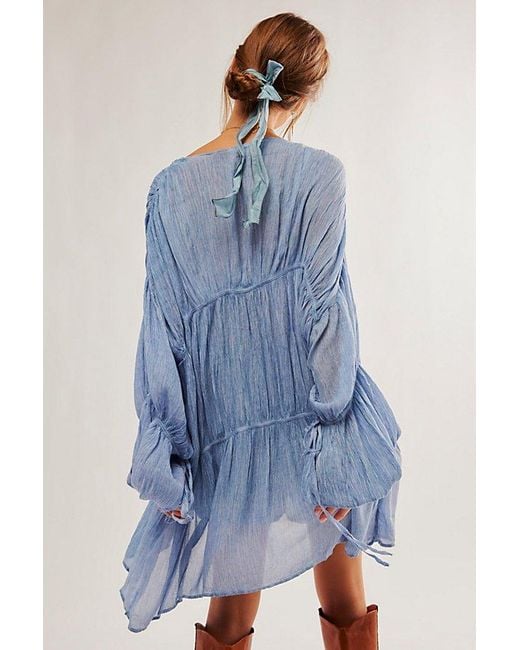 Free People Blue Juliet Kimono