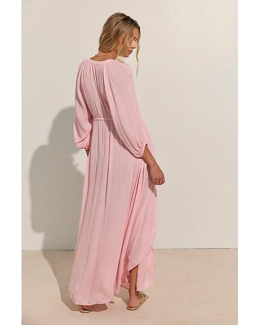 free-est Pink Plenty Of Love Maxi Dress By