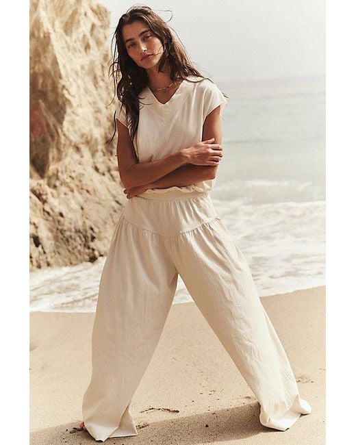 free-est Natural Flora Jumpsuit By