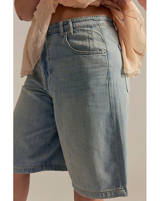 Free People Multicolor Crvy Back To Basics Shorts By