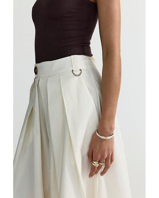 Free People Natural Lasting Impression Wide-Leg Trousers