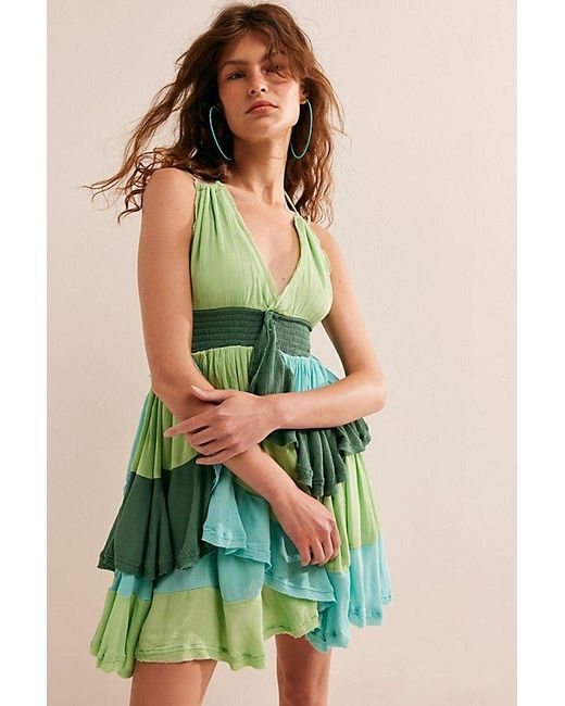 Free People Green Give It A Go Mini