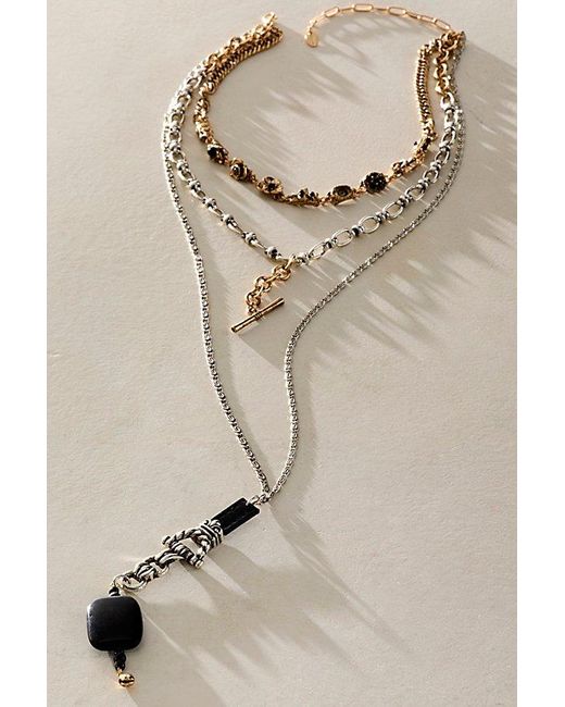 Free People Natural Winslet Layer Necklace
