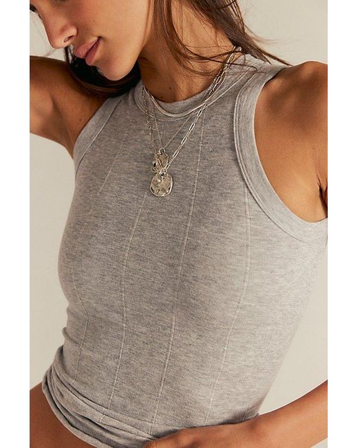 Intimately By Free People Green So Soft Seamless Modal Tank Top By