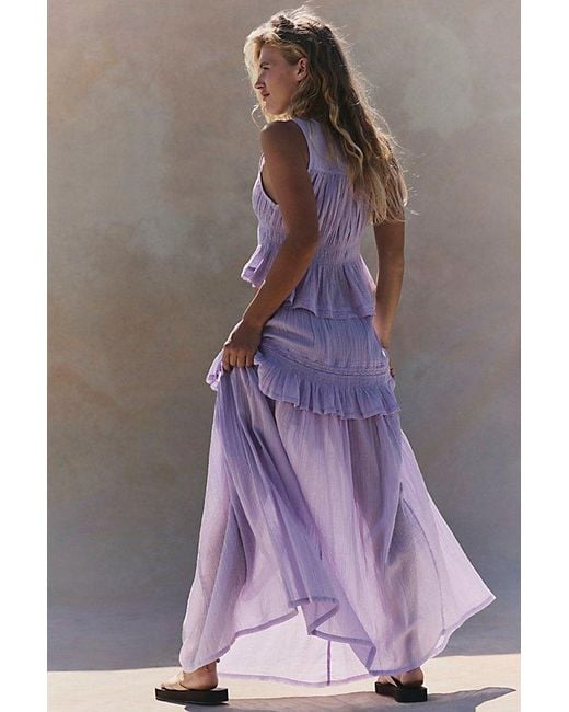 free-est Purple Bare Bliss Skirt Set By